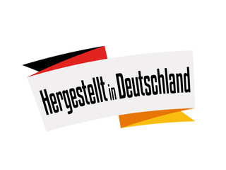 Fototapeta premium Hergestellt in Deutschland 