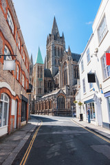 historical center in Truro, Cornwall, UK