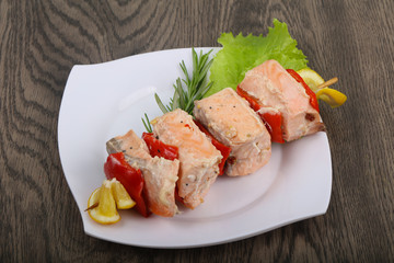 Salmon Skewer