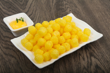 Cheese corn balls