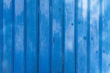 Blue wooden plank background texture