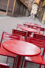 Cafe Table in Bologna