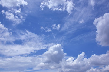 雨上がりの夏空