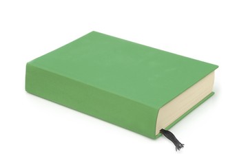 Book on white background