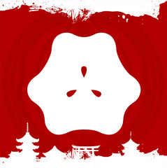 Japanese cultural ornaments. National ornaments of Japan