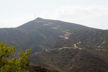 Mountains on the island of Crete