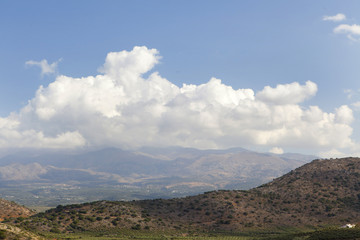 Mountains on the island of Crete