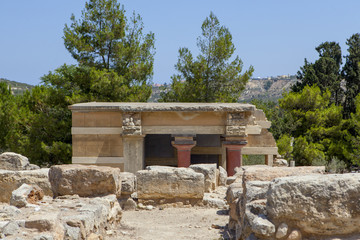 Fototapeta na wymiar Knossos palace