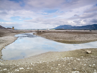 the ground of Forggen Lake