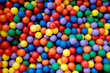 plastic color balls