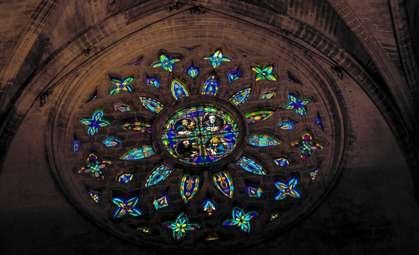 Roseton de la catedral de Sevilla