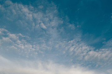 blue sky with clouds