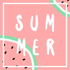 Abstract Watermelon Design