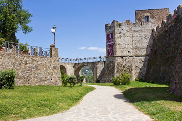 Fototapeta na wymiar Agropoli. Castello Angioino Aragonese 