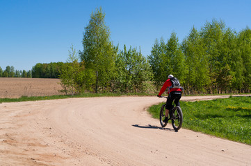 cyclist riding a bicycle