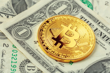 Bitcoin and dollar