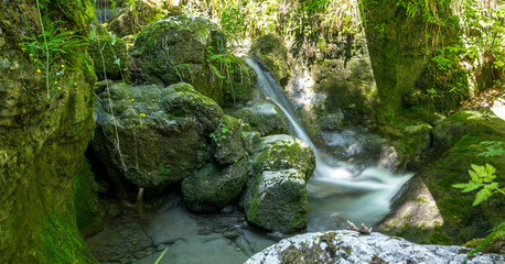 Wasserfälle in der Teufelsschlucht