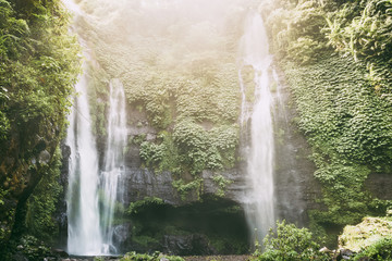 Great big waterfalls in Bali. Sekumpul waterfall