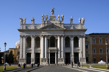 Fototapeta na wymiar Rome (Italy). Basilica of San Juan de Letran. (Cathedral of Rome).