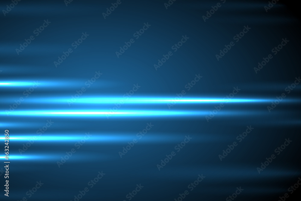 Canvas Prints glow light motion vector abstract blue background.