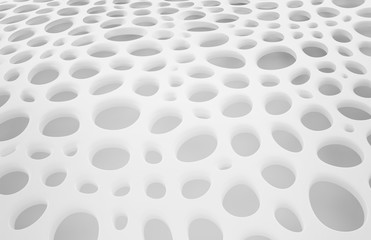 White wallpaper background for banner, brochure, cover design , poster . Render illustration