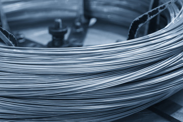 The wire cord material for machining process.