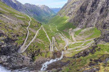 Trollstigen (English: Trolls' Path),a serpentine mountain road is national tourist route in ,...