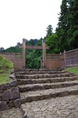 Fototapeta na wymiar 八王子城の門