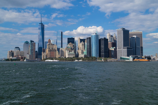 New York Cityscape from Hudson River