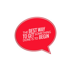 Digital vector red quote frame bubble blank template with print information design icon, best way citation, flat style