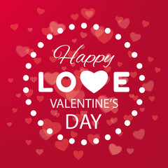 Digital vector red heart texture valentine day or wedding design element, love and passion, poster template for print or ads flat style