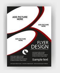 abstract business flyer design for publishing, print and presentation.eps10