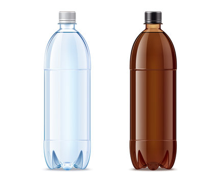 Blank plastic bottles