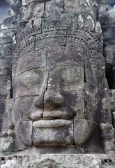 Prasat Bayon temple in Angkor Thom, Cambodia