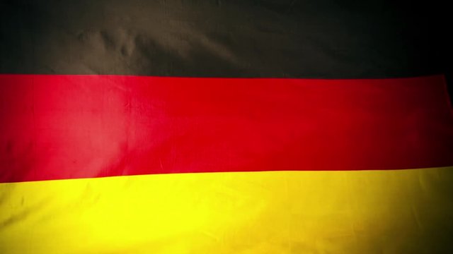 German National Flag - Full Screen - Black Background