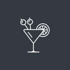 cocktail modern icon