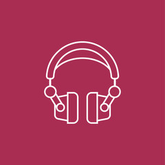 headphone modern icon