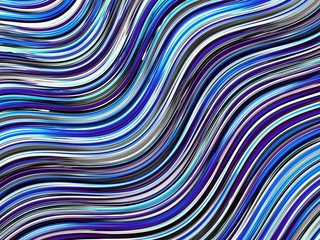 Wavy blue abstract futuristic background