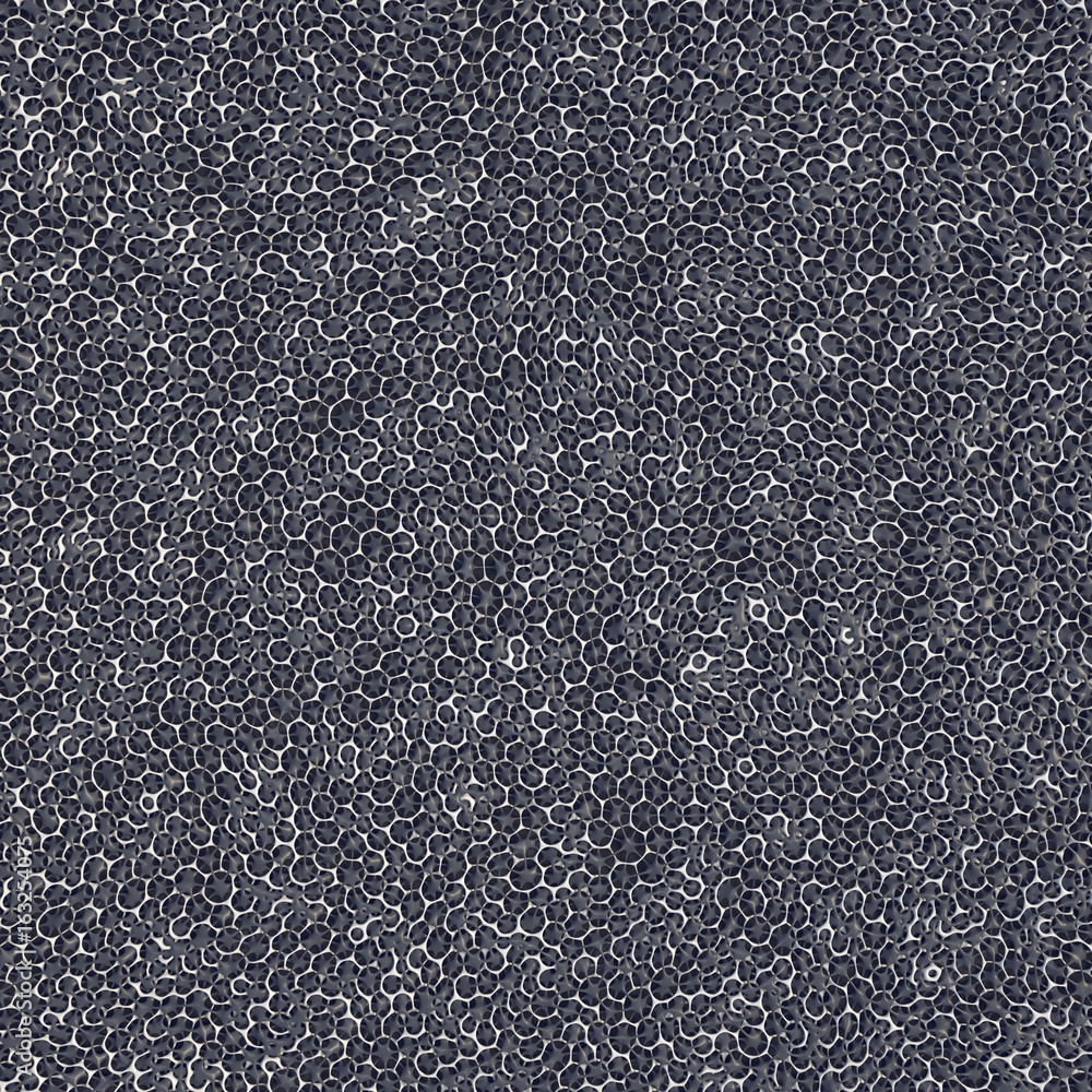 Poster Abstract geometry dark plastic pattern background. 3d rendering