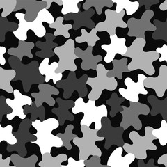 Camouflage seamless pattern. Vector