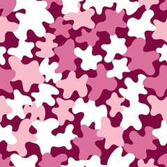 Camouflage seamless pattern. Vector