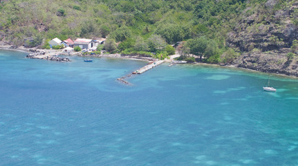 Fototapeta premium Eaux turquoises, Les Saintes