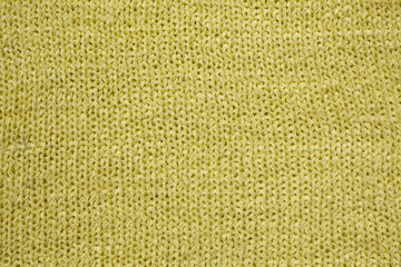 yellow knitted fabric texture