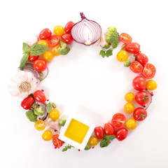 vegetable ingredient, health food concept