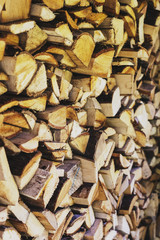 once a pile of broken wood shed