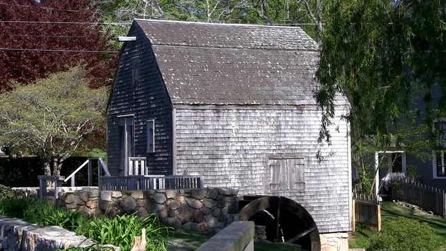 Dexter grist mill historic Sandwich village Cape Cod