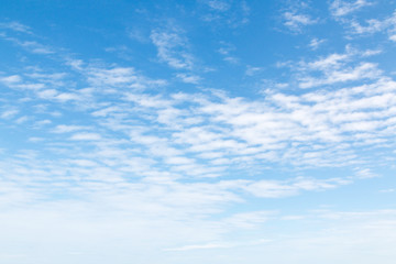 Naklejka na ściany i meble Blue sky with White cloud background