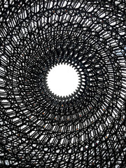 Dramatic Spiral Steel Roof 