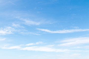 Blue sky with White cloud background