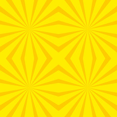 Bright orange rays background